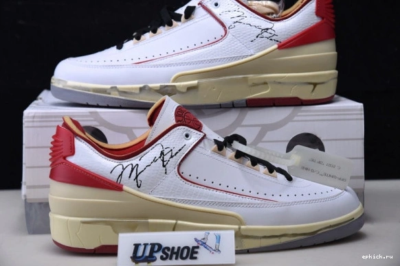 Cheap EP White Retro DJ4375-106 O-W SP DJ4375-106 Jordan Red 2 Low Air 0405